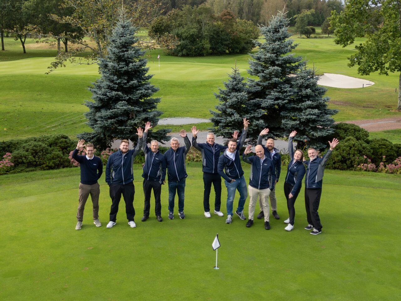 Berner Turf team and golf course