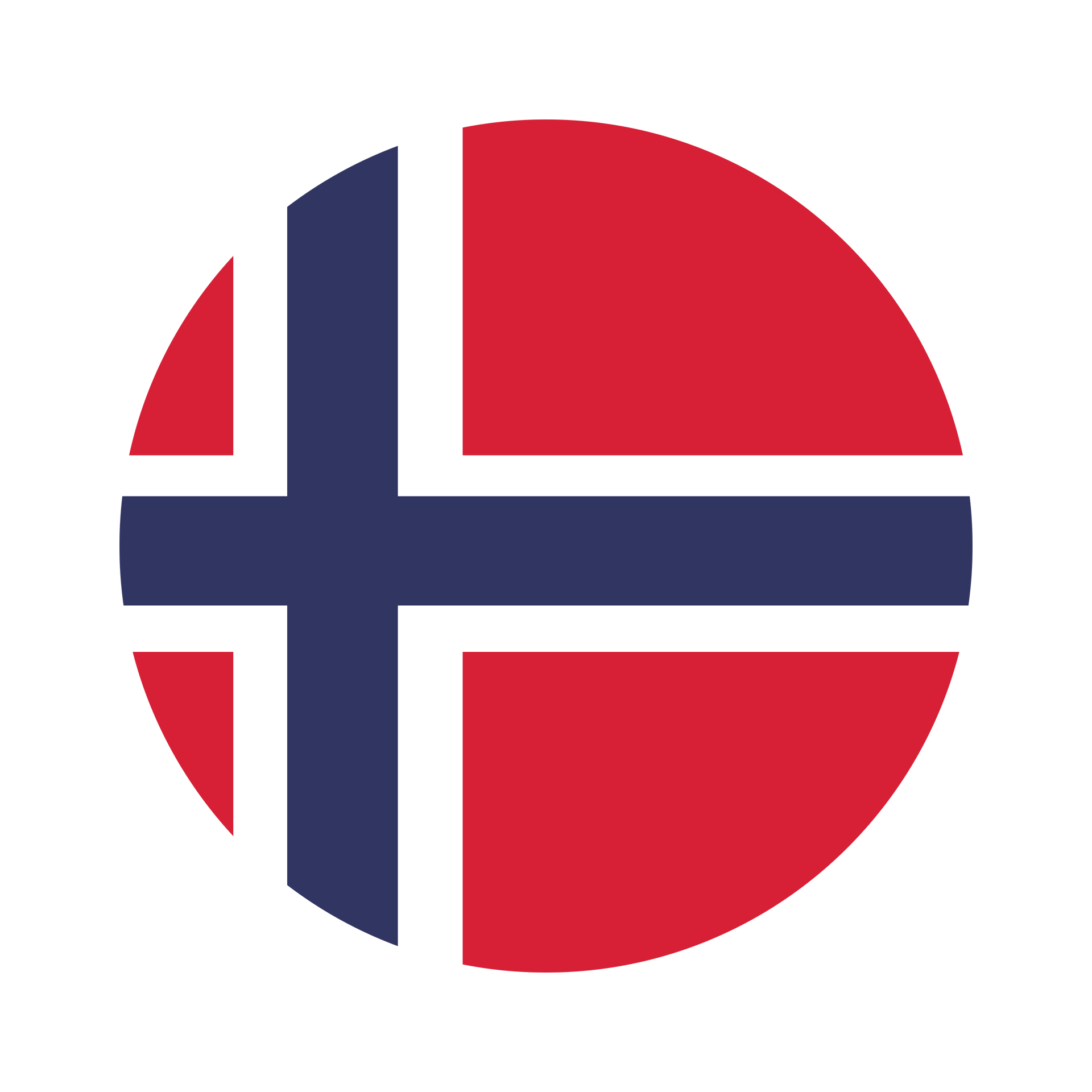 Norways flag round