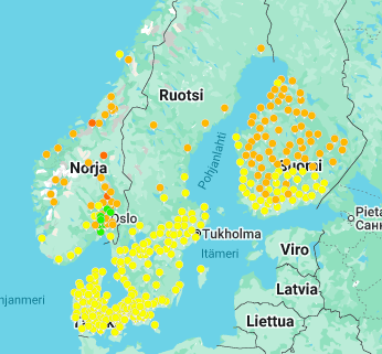 Syngentan livemap for disease pressure